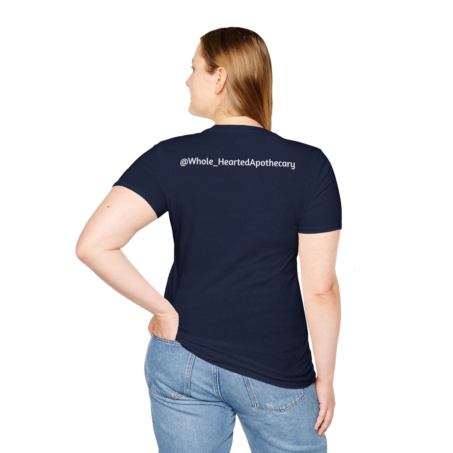 Whole-Hearted Apothecary Colorful Logo Unisex Softstyle T-Shirt