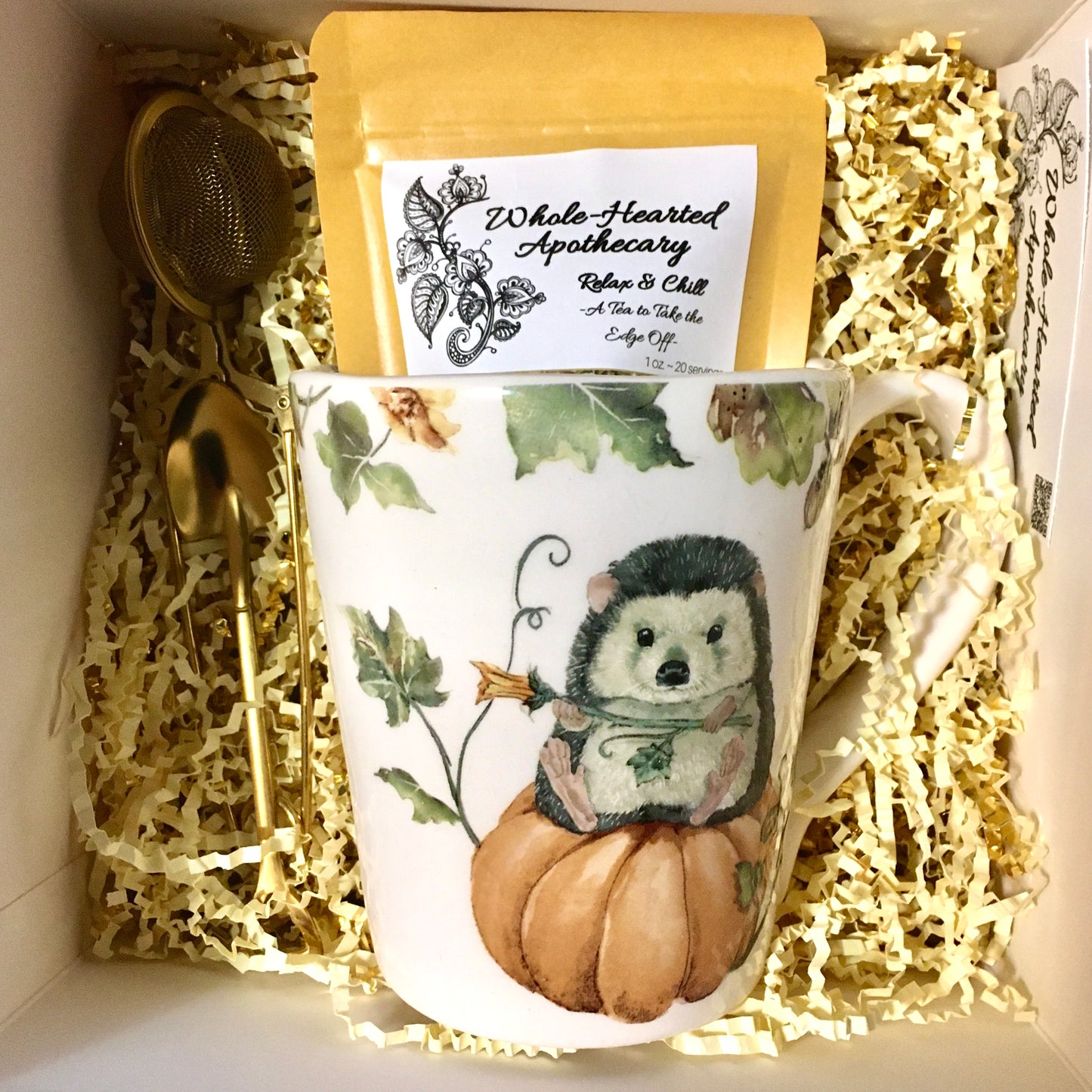 Autumn Hedgehog Mug