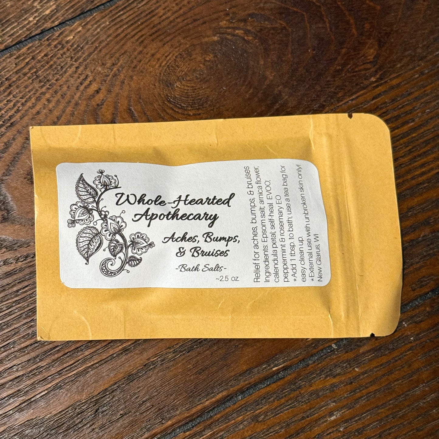 Aches, Bumps, & Bruises Bath Salts - Clearance