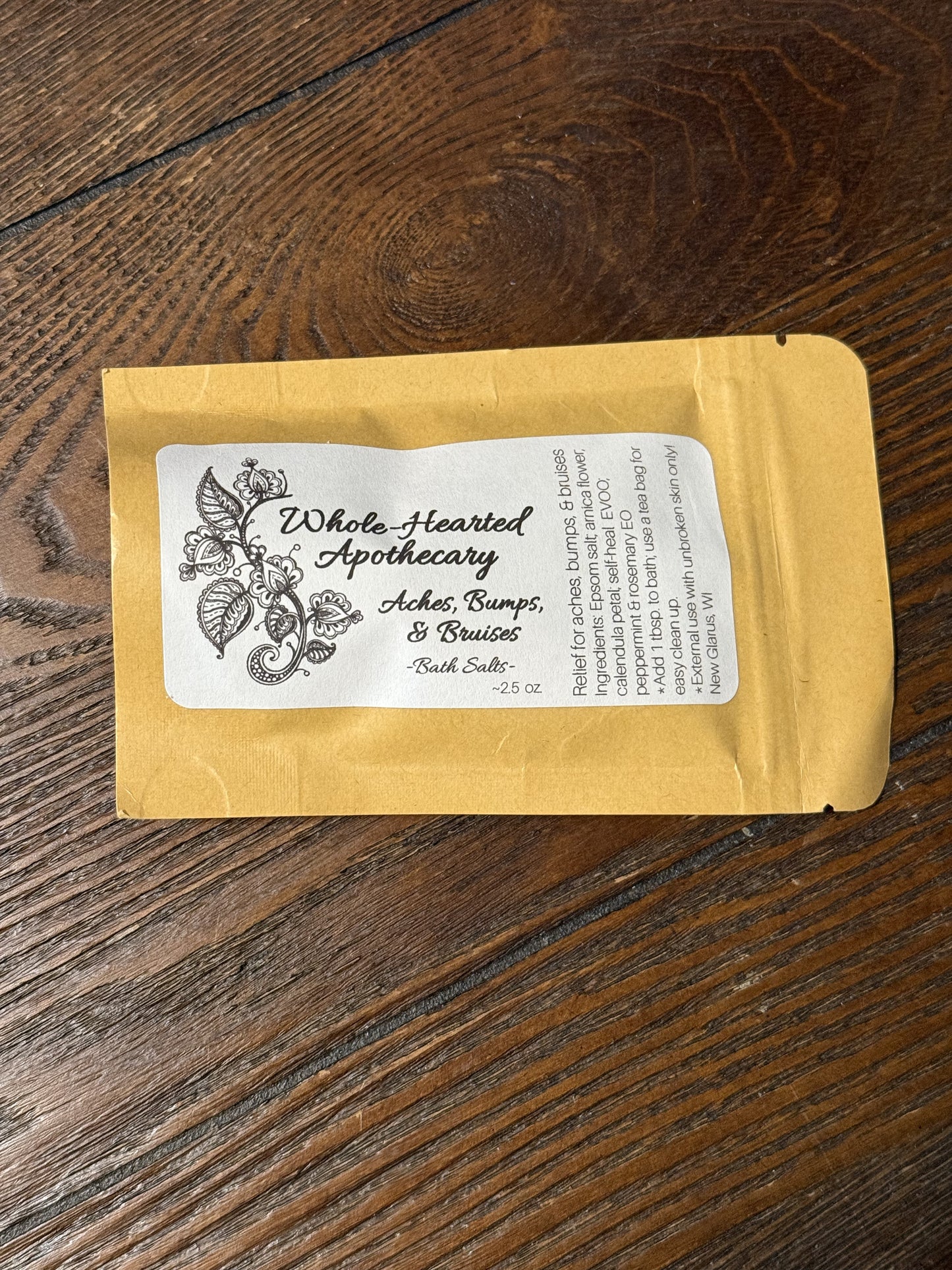 Aches, Bumps, & Bruises Bath Salts - Clearance