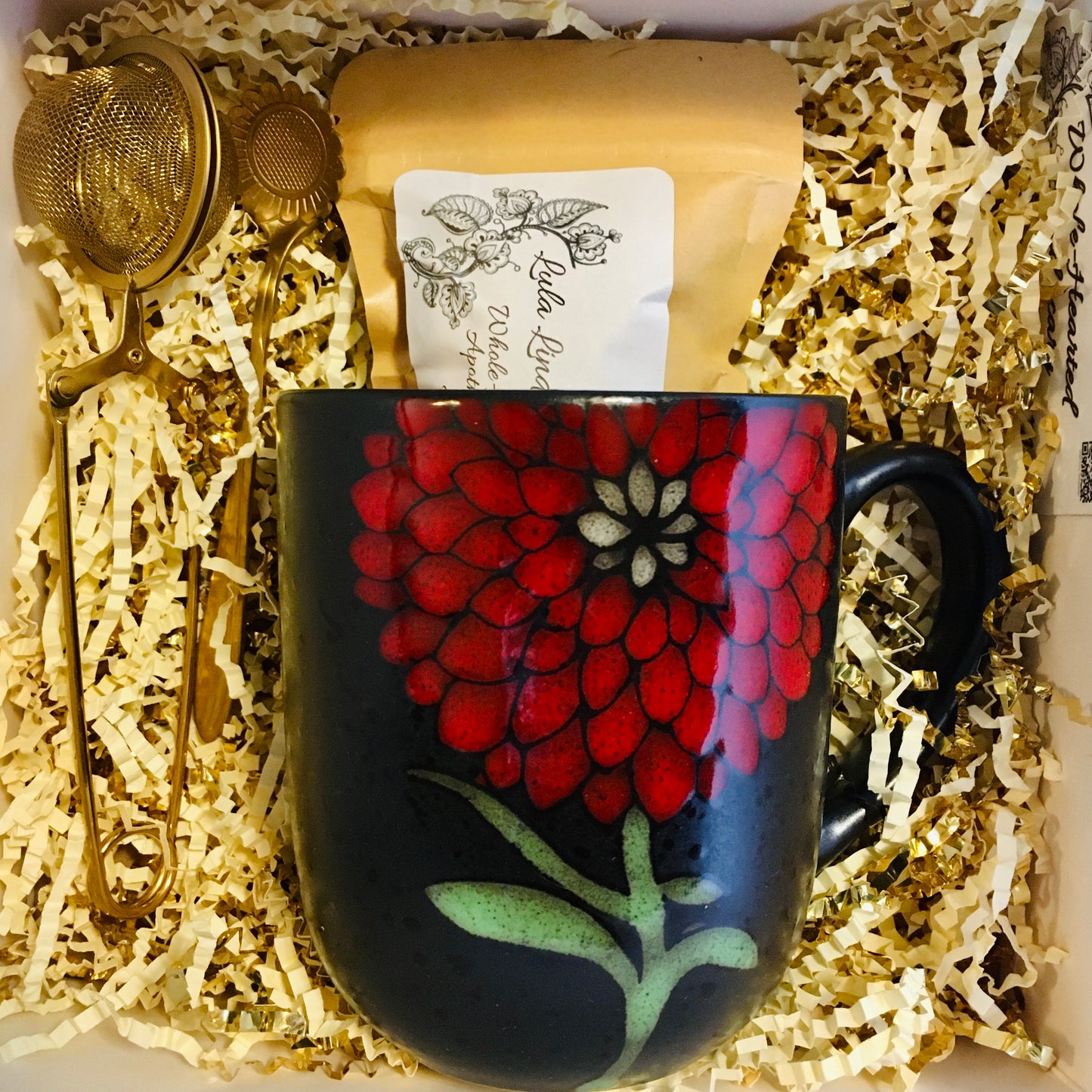 Dark Florals Tea Gift Box