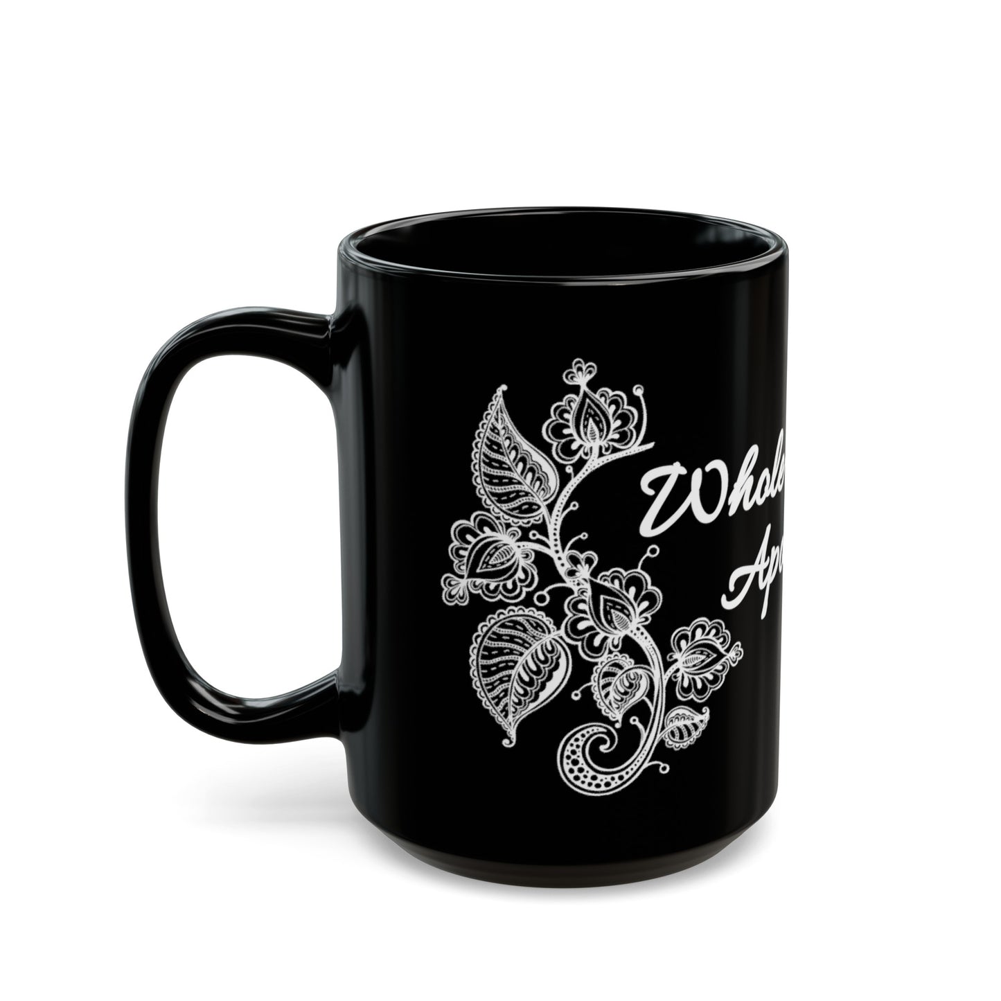 Whole-Hearted Apothecary Black Mug (11oz, 15oz)