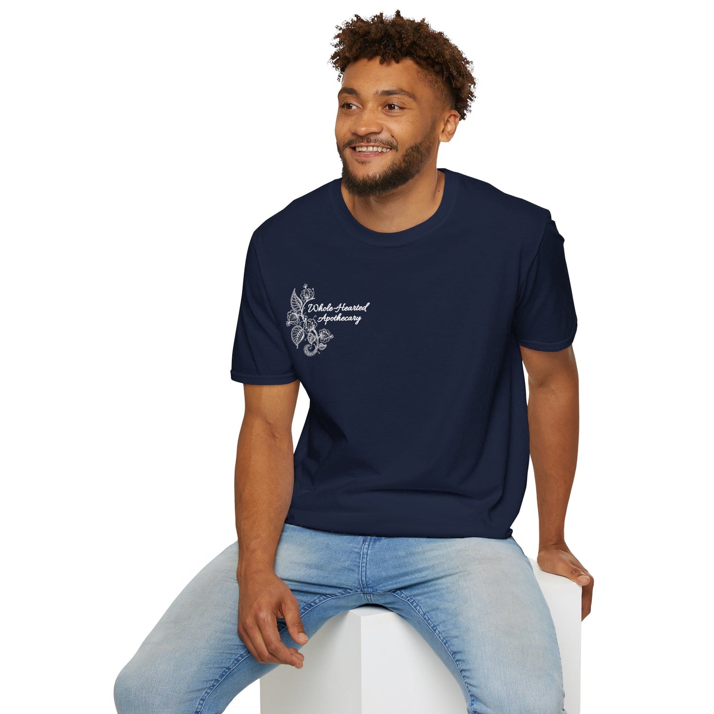 Whole-Hearted Apothecary Colorful Logo Unisex Softstyle T-Shirt