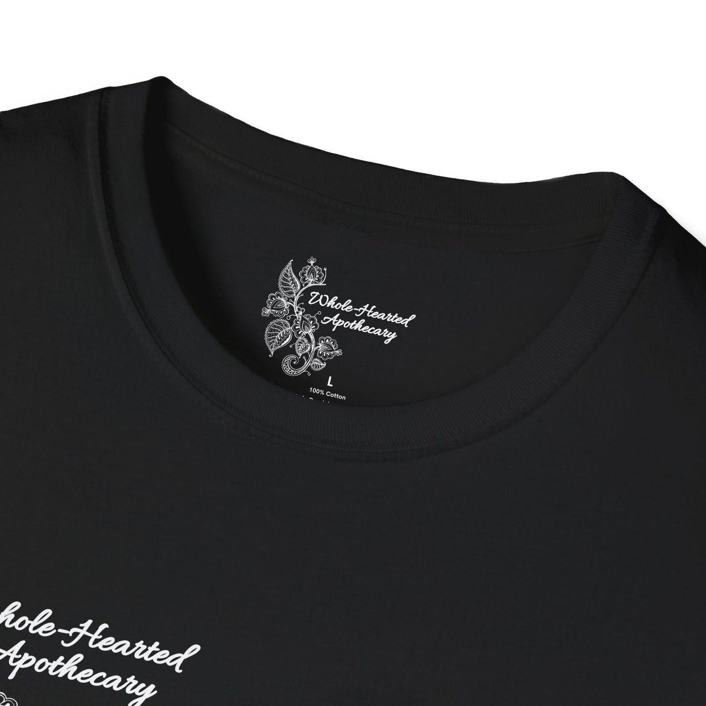 Whole-Hearted Apothecary Colorful Logo Unisex Softstyle T-Shirt