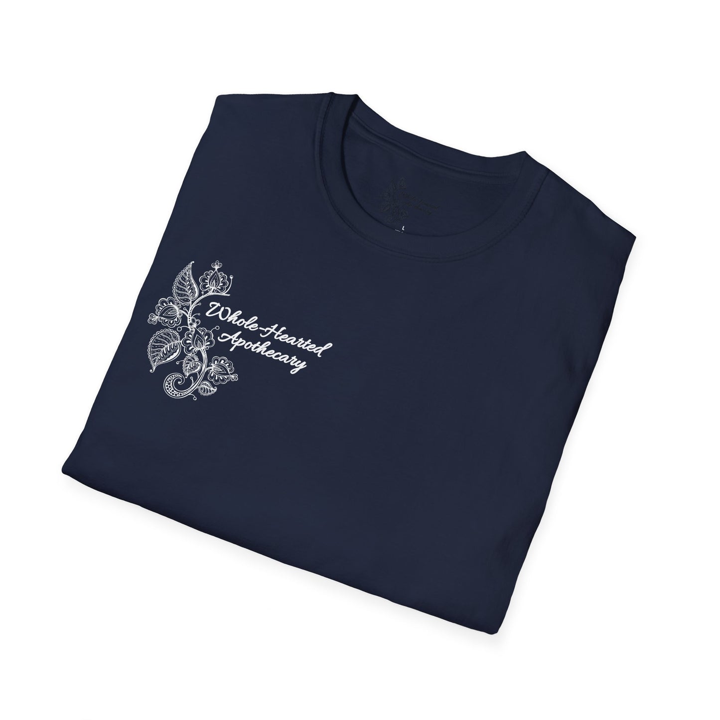 Whole-Hearted Apothecary Colorful Logo Unisex Softstyle T-Shirt