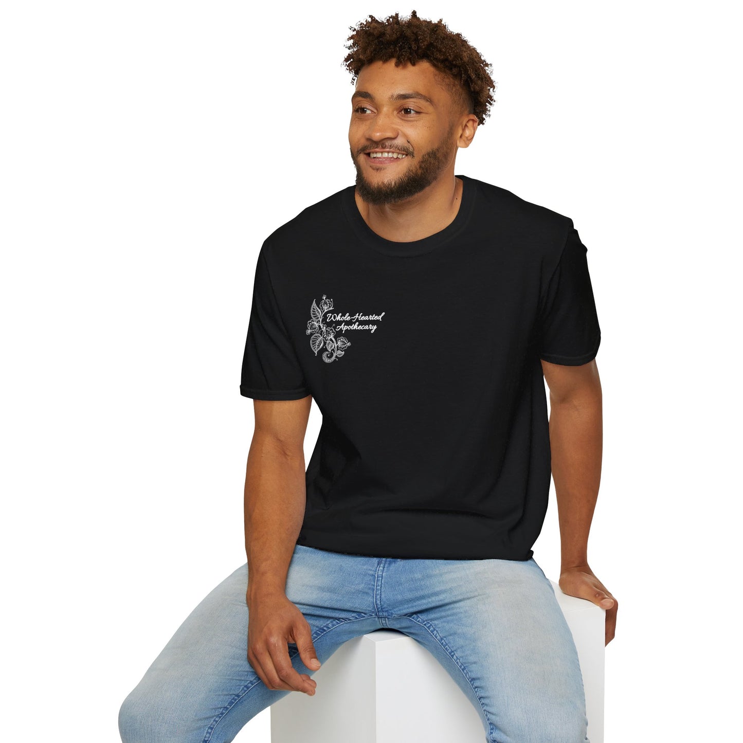 Whole-Hearted Apothecary Colorful Logo Unisex Softstyle T-Shirt
