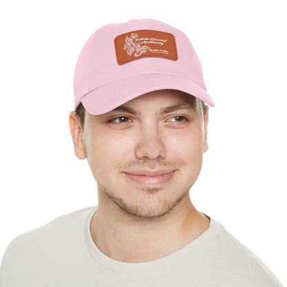 Whole-Hearted Apothecary Dad Hat with Faux Leather Patch (Rectangle)