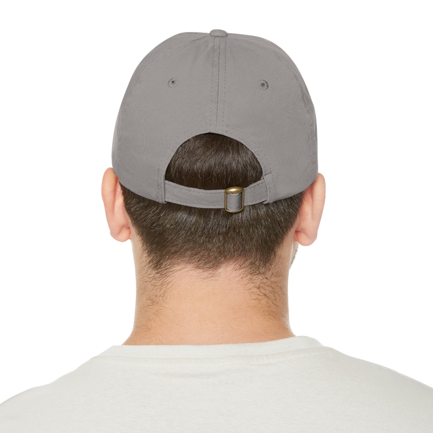 Whole-Hearted Apothecary Dad Hat with Faux Leather Patch (Rectangle)