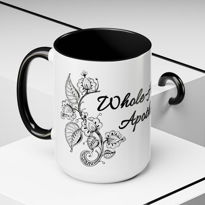 Whole-Hearted Apothecary Color Accent Coffee Mug (11, 15oz)