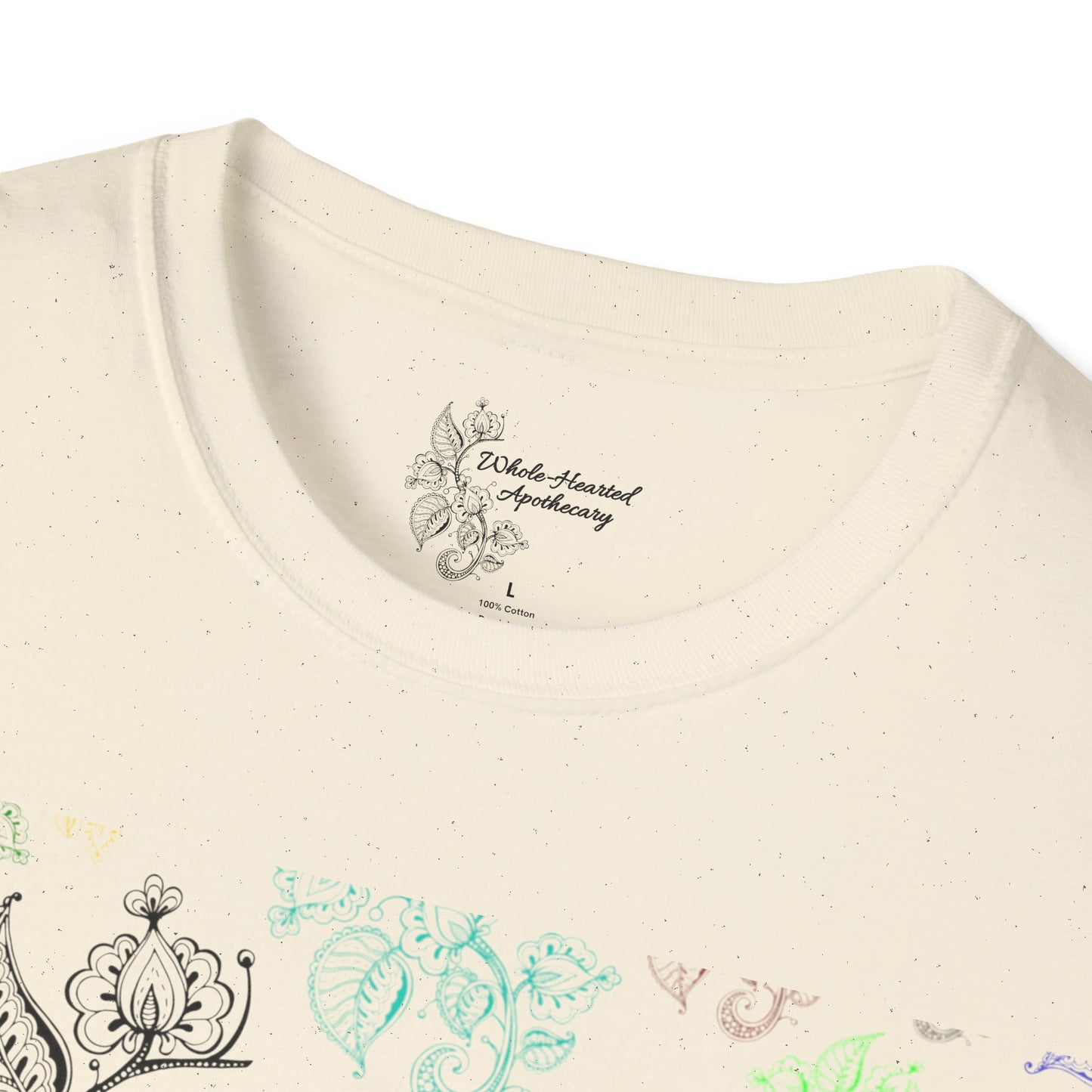 Whole-Hearted Apothecary Colorful Logo Unisex Softstyle T-Shirt