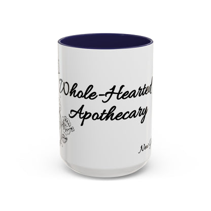 Whole-Hearted Apothecary Color Accent Coffee Mug (11, 15oz)