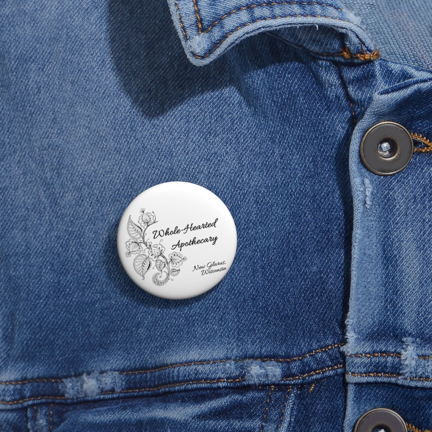 Whole-Hearted Apothecary Fan Badge Pin Button