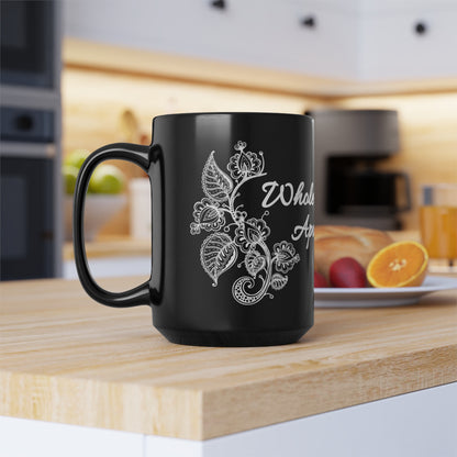 Whole-Hearted Apothecary Black Mug (11oz, 15oz)