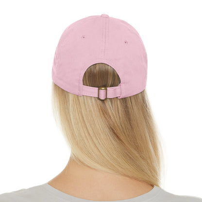 Whole-Hearted Apothecary Dad Hat with Faux Leather Patch (Rectangle)