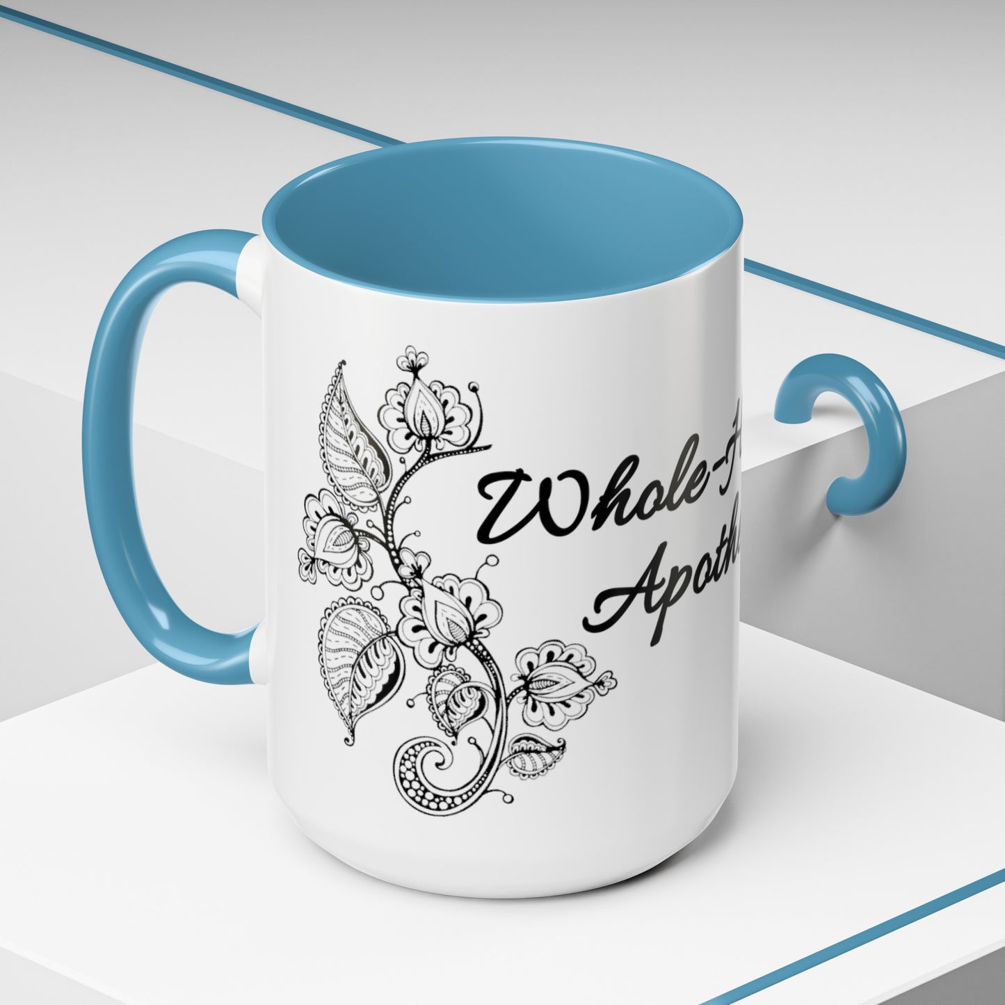 Whole-Hearted Apothecary Color Accent Coffee Mug (11, 15oz)