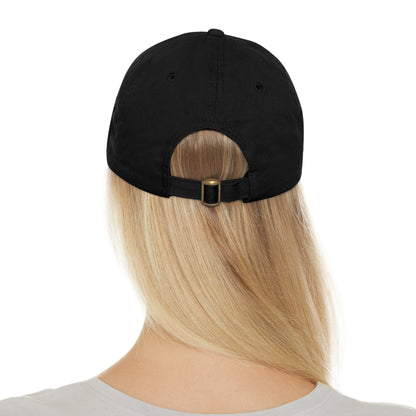 Whole-Hearted Apothecary Dad Hat with Faux Leather Patch (Rectangle)