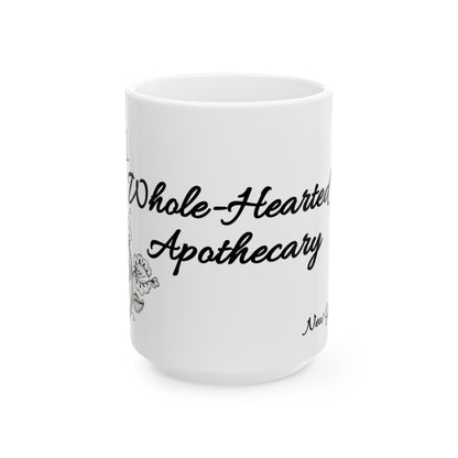 Whole-Hearted Apothecary Ceramic Mug, (11oz, 15oz)