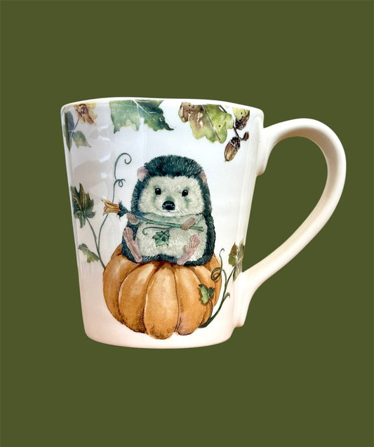 Autumn Hedgehog Mug