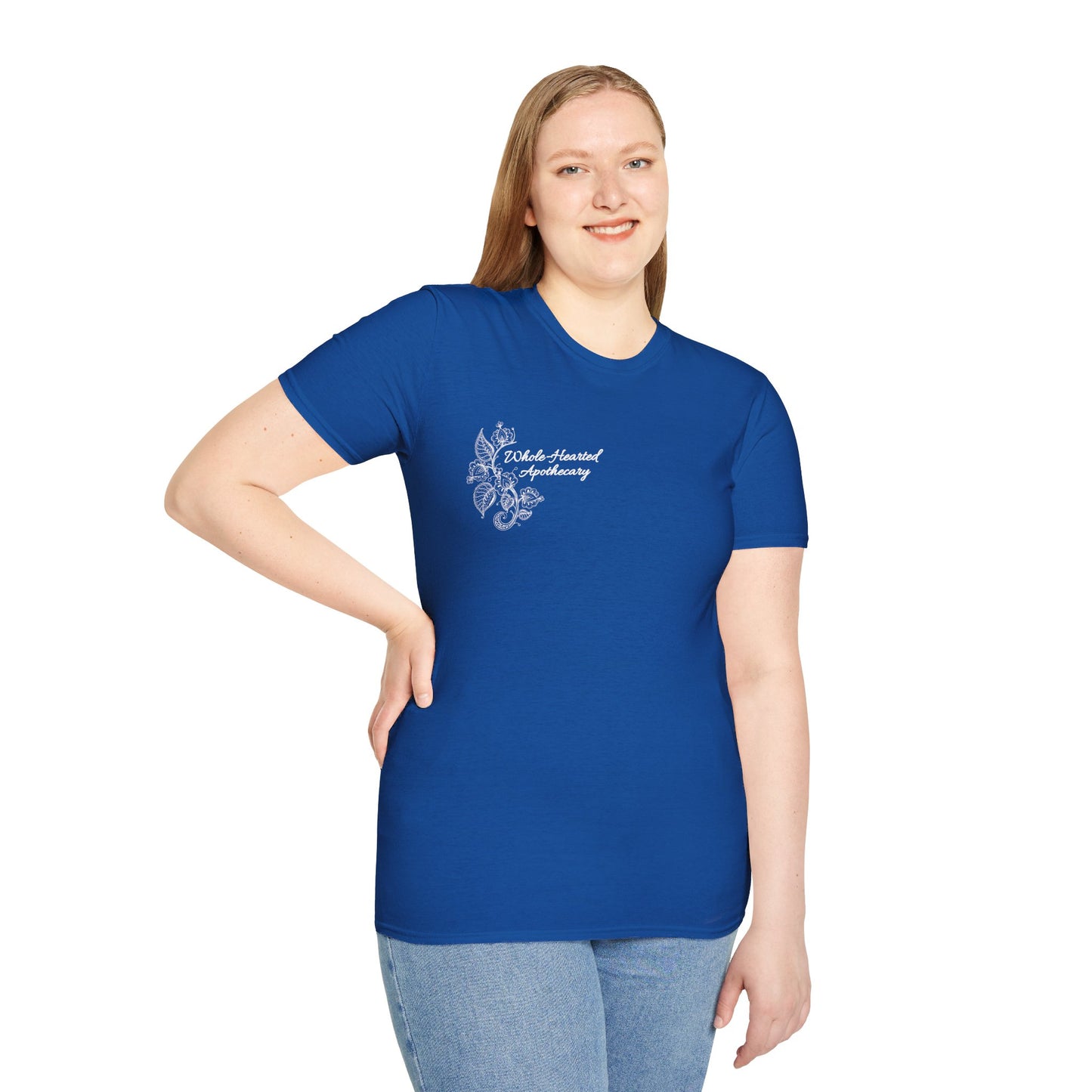 Whole-Hearted Apothecary Colorful Logo Unisex Softstyle T-Shirt