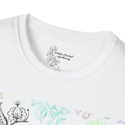 Whole-Hearted Apothecary Colorful Logo Unisex Softstyle T-Shirt