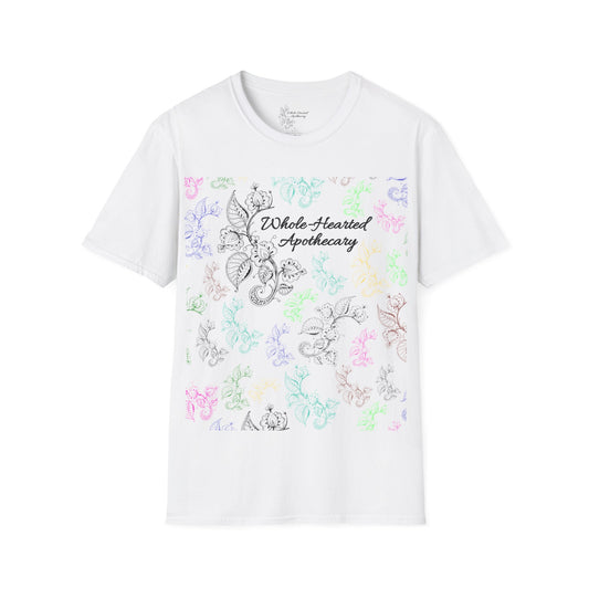 Whole-Hearted Apothecary Colorful Logo Unisex Softstyle T-Shirt