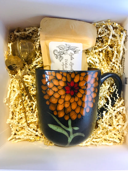 Dark Florals Tea Gift Box