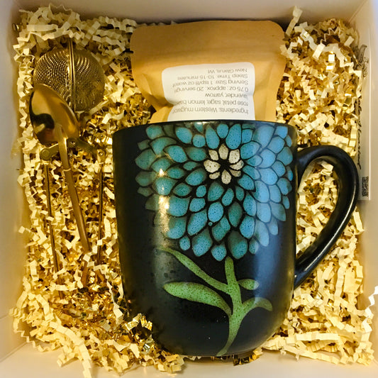 Dark Florals Tea Gift Box