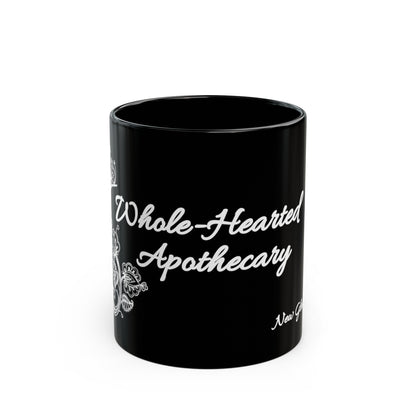 Whole-Hearted Apothecary Black Mug (11oz, 15oz)