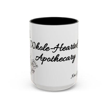 Whole-Hearted Apothecary Color Accent Coffee Mug (11, 15oz)