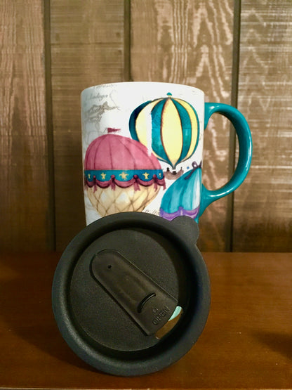 Hot Air Balloon Travel Mug