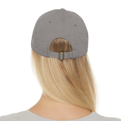 Whole-Hearted Apothecary Dad Hat with Faux Leather Patch (Rectangle)