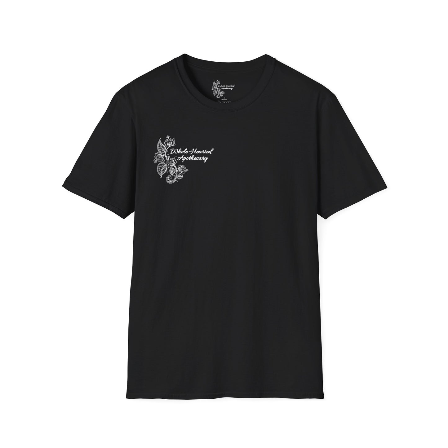 Whole-Hearted Apothecary Colorful Logo Unisex Softstyle T-Shirt