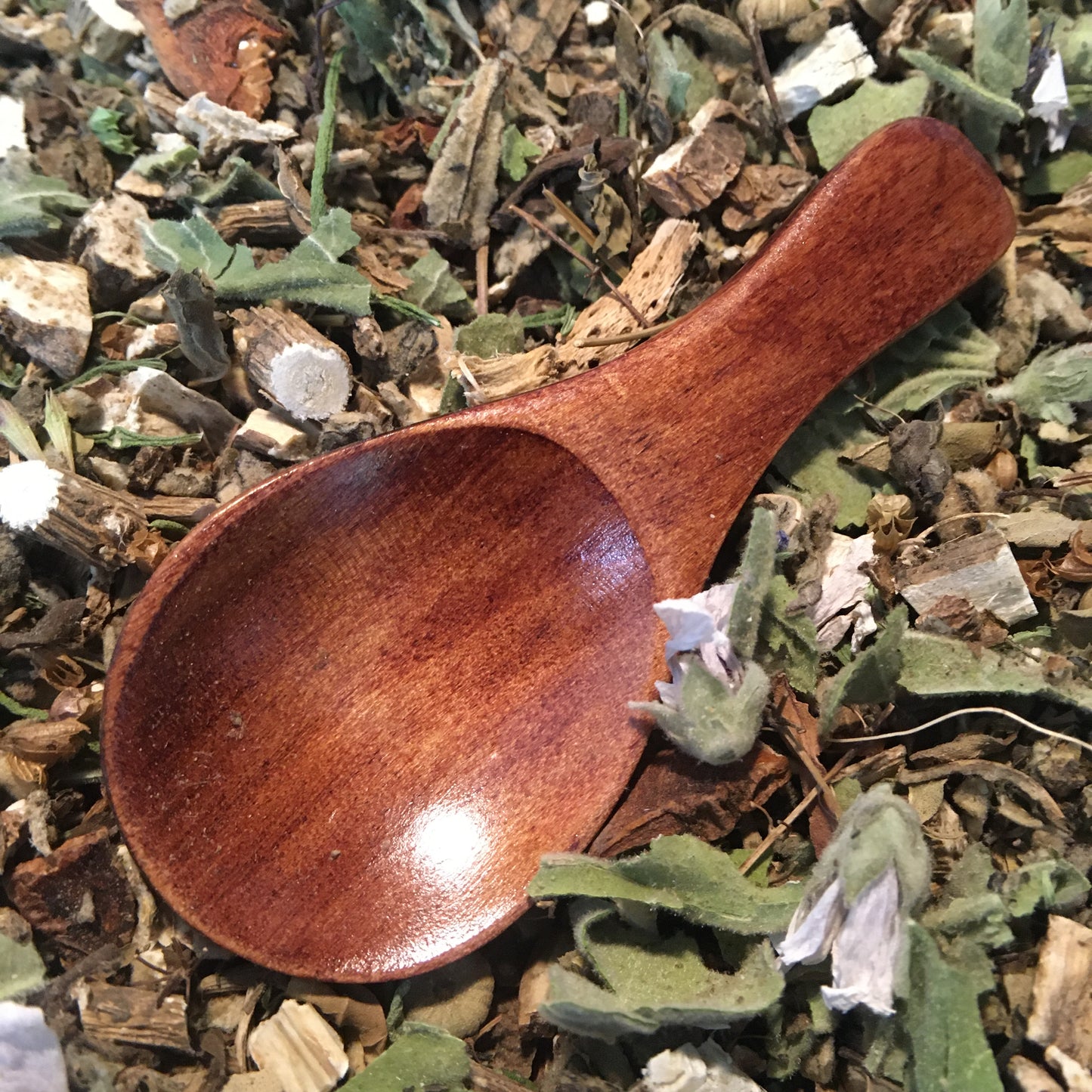 Mini Wooden Spoons/Scoops (Dark Brown)