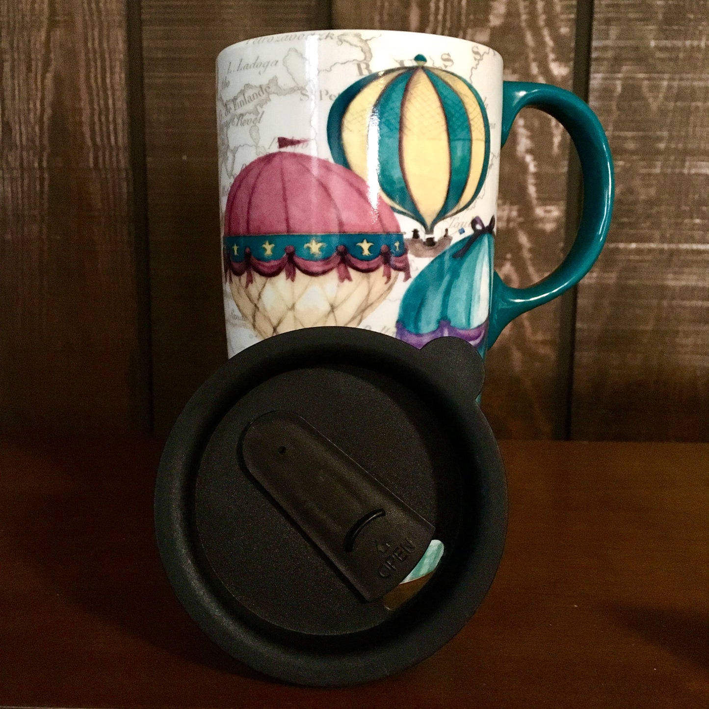 Hot Air Balloon Travel Mug