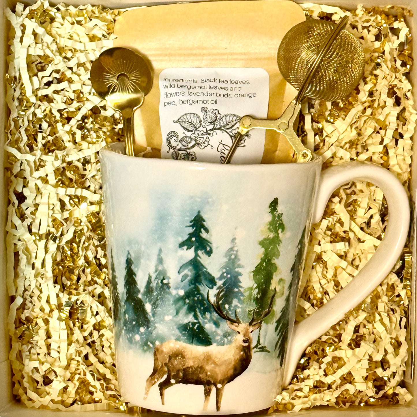 Enchanted Deer Dreamscape Tea Gift Box