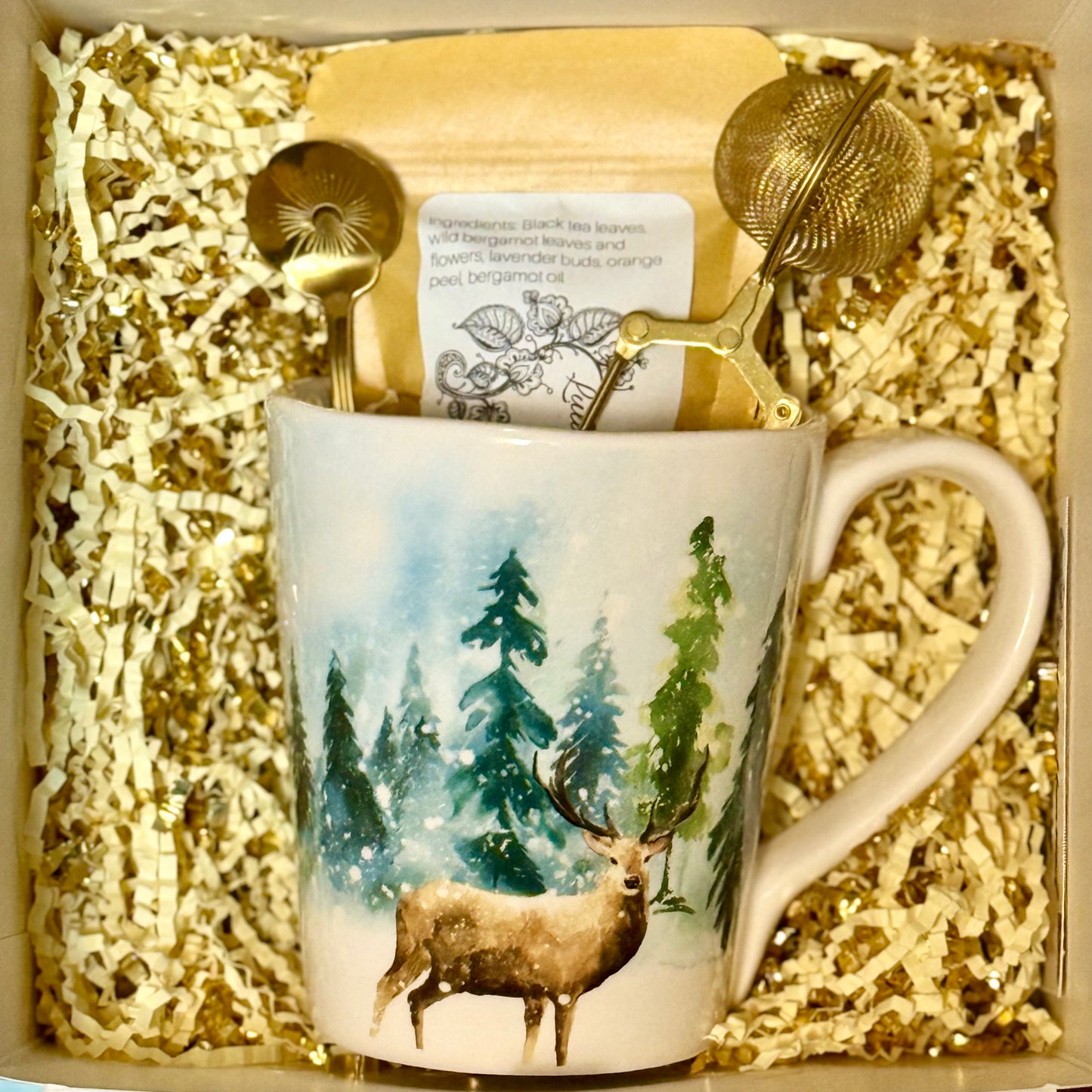 Enchanted Deer Dreamscape Tea Gift Box