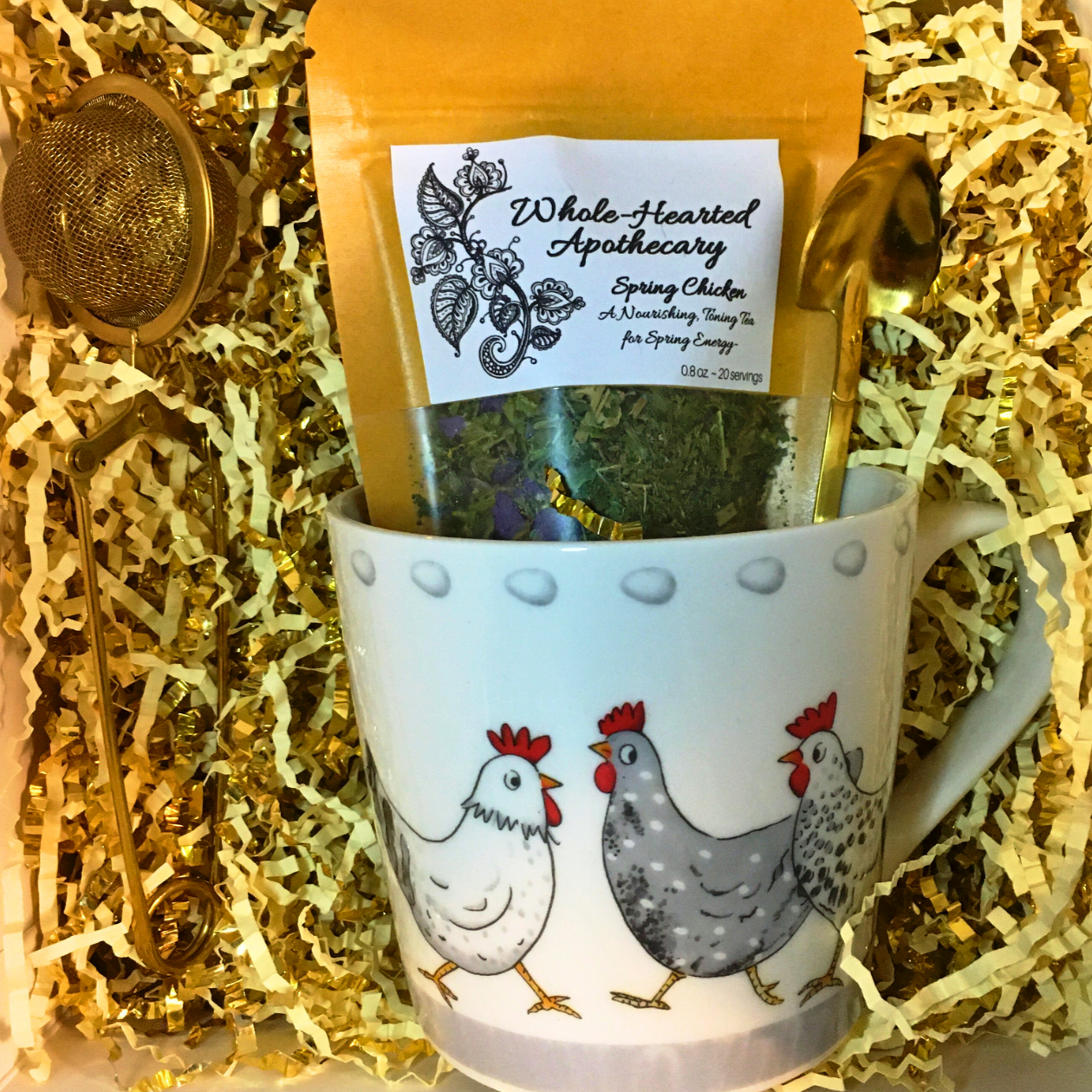 Spring Chicken Tea Gift Box