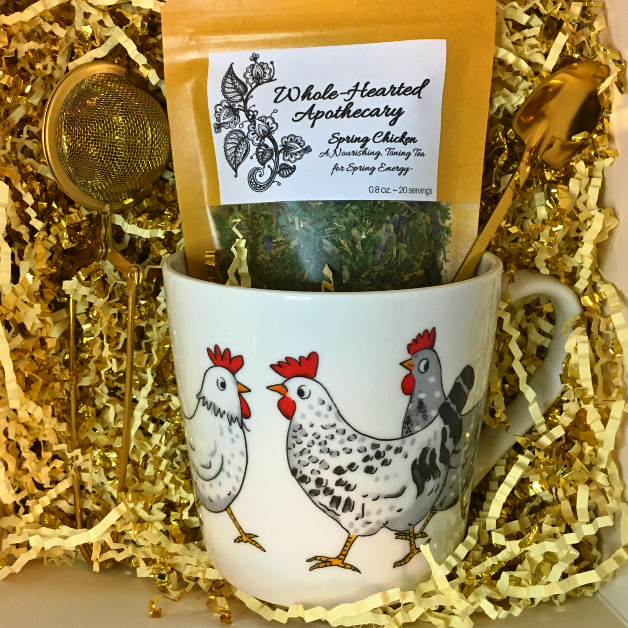 Spring Chicken Tea Gift Box